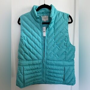 Loft Puffer Down Vest Medium New with Tag.